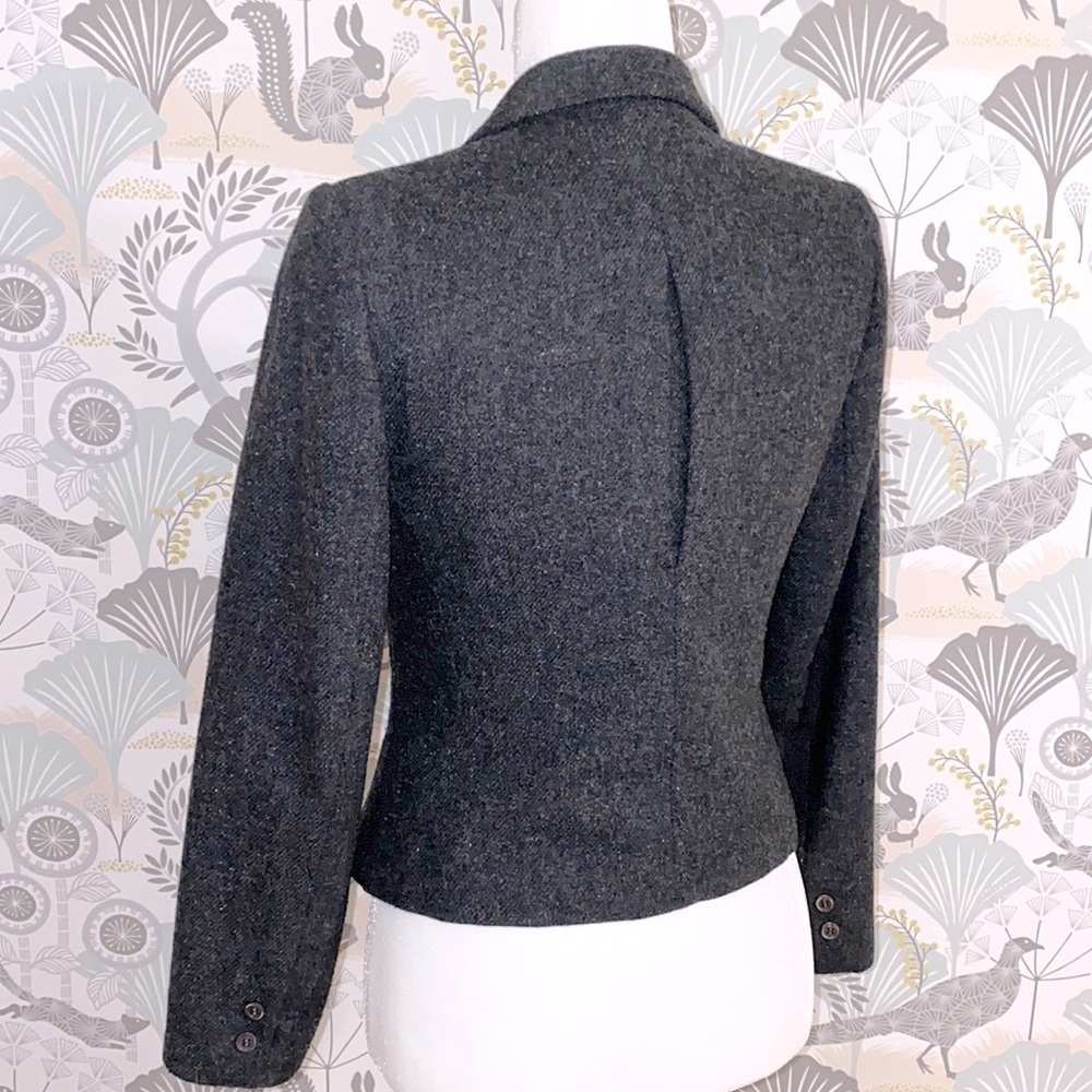 VINTAGE Wool Tweed Smythe Vibe Blazer - Picture 2 of 7